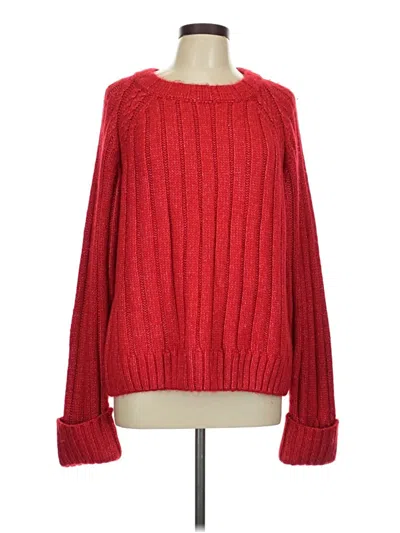 Pre-owned A.n.a. A New Approach Pullover Sweater In Red