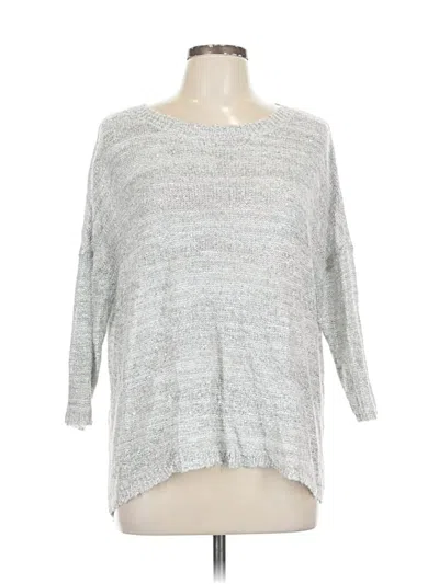 Pre-owned A.n.a. A New Approach Pullover Sweater In Silver