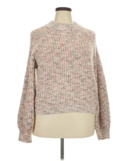 Pre-owned A.n.a. A New Approach Pullover Sweater In Tan