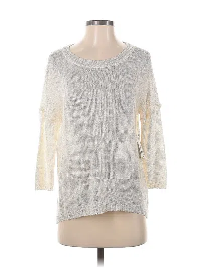 Pre-owned A.n.a. A New Approach Pullover Sweater In White