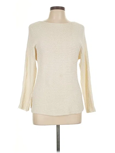 Pre-owned A.n.a. A New Approach Pullover Sweater In White