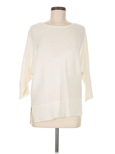 Pre-owned A.n.a. A New Approach Pullover Sweater In White