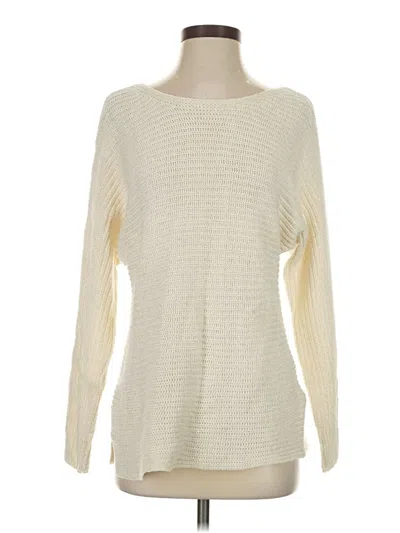Pre-owned A.n.a. A New Approach Pullover Sweater In White