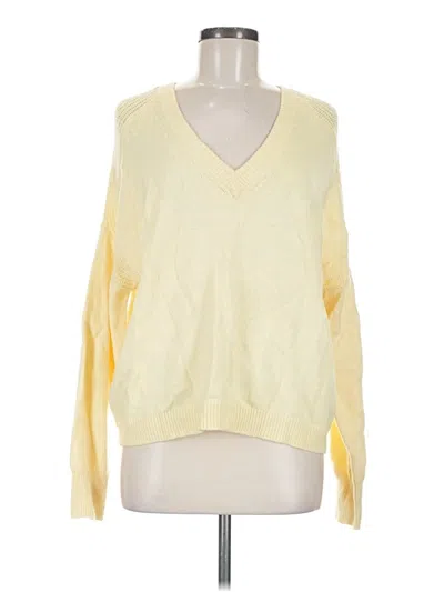Pre-owned A.n.a. A New Approach Pullover Sweater In Yellow