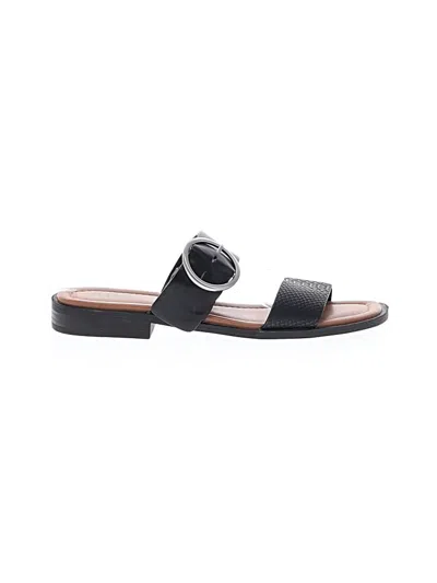 Pre-owned A.n.a. A New Approach Sandals In Black