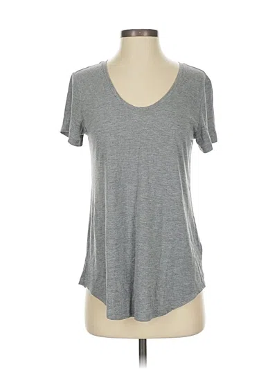 Pre-owned A.n.a. A New Approach Short Sleeve T-shirt In Gray