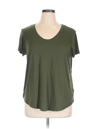 Pre-owned A.n.a. A New Approach Short Sleeve T-shirt In Green