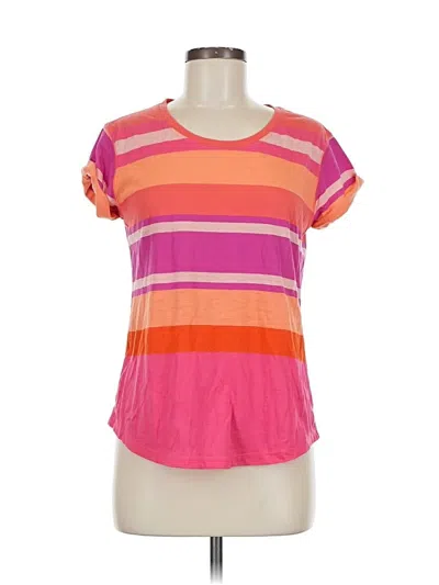 Pre-owned A.n.a. A New Approach Short Sleeve T-shirt In Pink