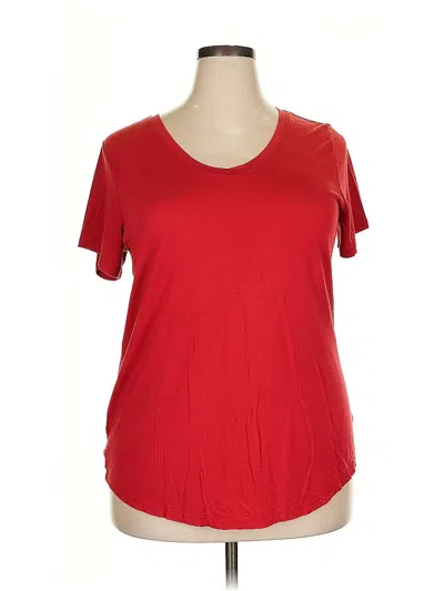 Pre-owned A.n.a. A New Approach Short Sleeve T-shirt In Red