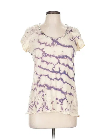 Pre-owned A.n.a. A New Approach Short Sleeve T-shirt In White