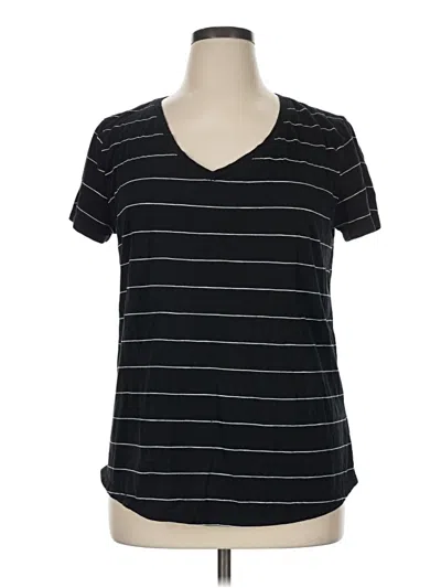 Pre-owned A.n.a. A New Approach Short Sleeve T-shirt In Black