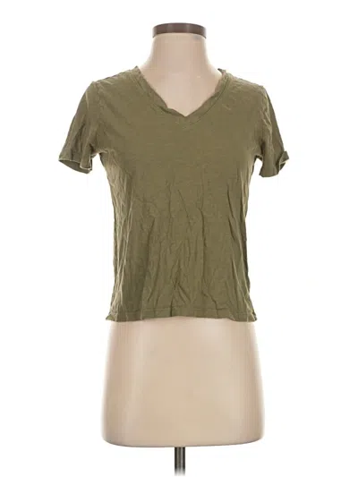 Pre-owned A.n.a. A New Approach Short Sleeve T-shirt In Green