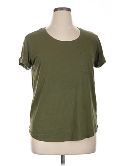 Pre-owned A.n.a. A New Approach Short Sleeve T-shirt In Green