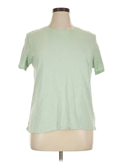 Pre-owned A.n.a. A New Approach Short Sleeve T-shirt In Green