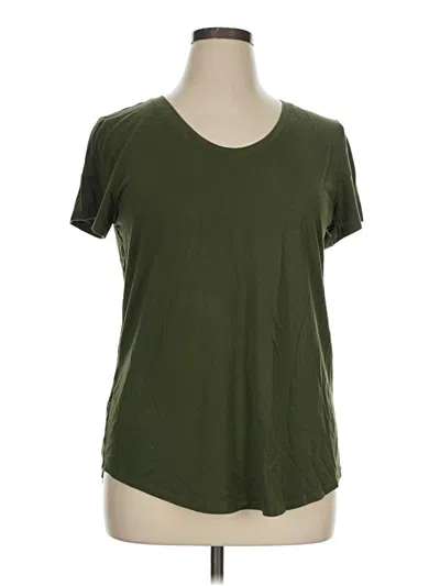 Pre-owned A.n.a. A New Approach Short Sleeve T-shirt In Green