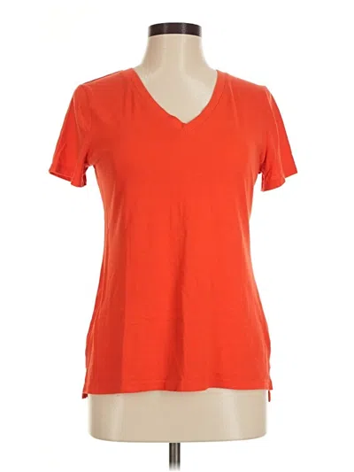 Pre-owned A.n.a. A New Approach Short Sleeve T-shirt In Orange