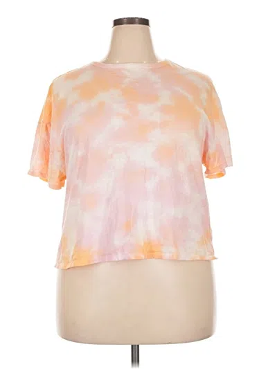 Pre-owned A.n.a. A New Approach Short Sleeve T-shirt In Orange