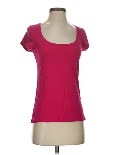 Pre-owned A.n.a. A New Approach Short Sleeve T-shirt In Pink