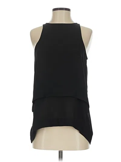 Pre-owned A.n.a. A New Approach Sleeveless Blouse In Black