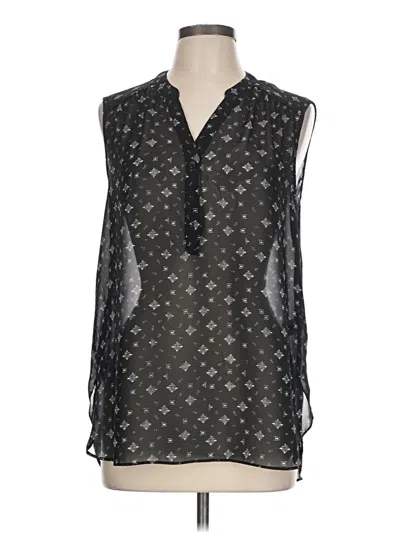 Pre-owned A.n.a. A New Approach Sleeveless Blouse In Black