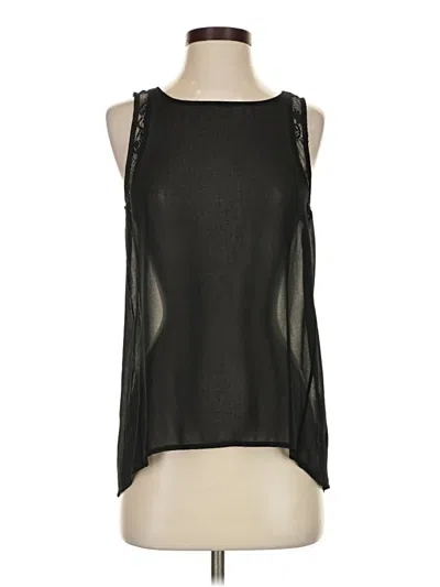 Pre-owned A.n.a. A New Approach Sleeveless Blouse In Black