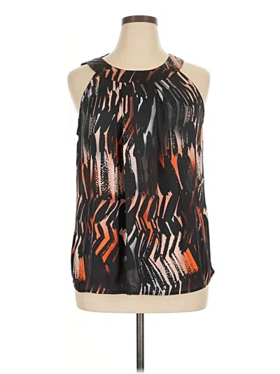 Pre-owned A.n.a. A New Approach Sleeveless Blouse In Black