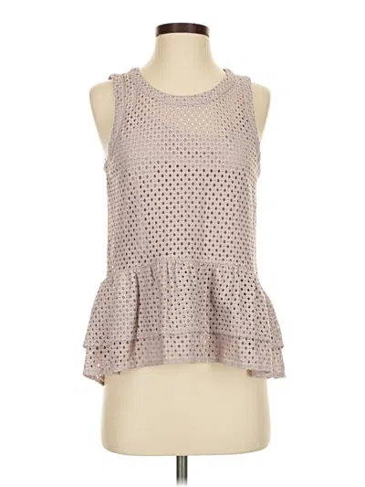 Pre-owned A.n.a. A New Approach Sleeveless Blouse In Gray
