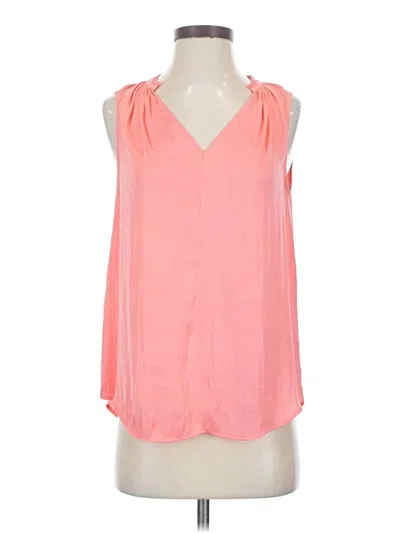 Pre-owned A.n.a. A New Approach Sleeveless Blouse In Pink