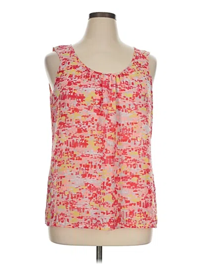 Pre-owned A.n.a. A New Approach Sleeveless Blouse In Pink