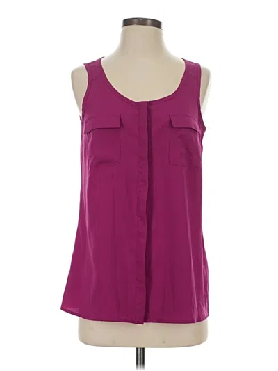 Pre-owned A.n.a. A New Approach Sleeveless Blouse In Purple