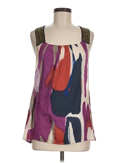 Pre-owned A.n.a. A New Approach Sleeveless Blouse In Purple