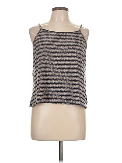 Pre-owned A.n.a. A New Approach Sleeveless Top Gray Halter Neckline Tops