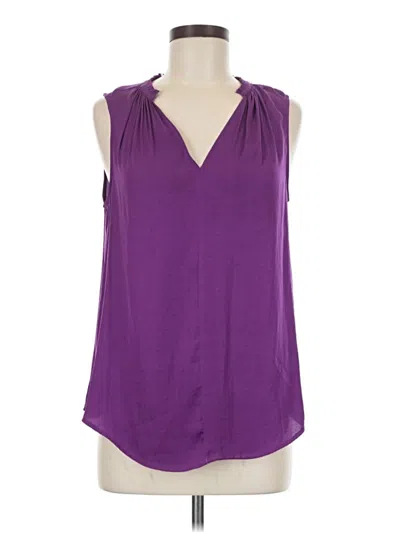 Pre-owned A.n.a. A New Approach Sleeveless T-shirt In Purple