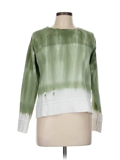 Pre-owned A.n.a. A New Approach Sweatshirt In Green