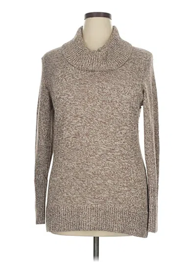 Pre-owned A.n.a. A New Approach Turtleneck Sweater In Brown