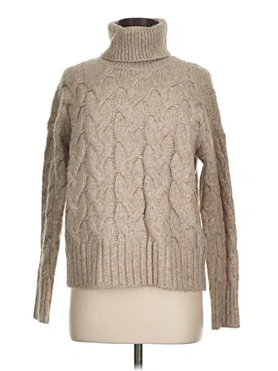 Pre-owned A.n.a. A New Approach Turtleneck Sweater In Brown