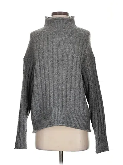 Pre-owned A.n.a. A New Approach Turtleneck Sweater In Gray