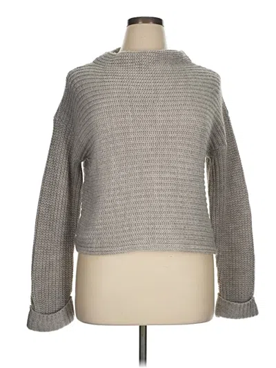 Pre-owned A.n.a. A New Approach Turtleneck Sweater In Gray