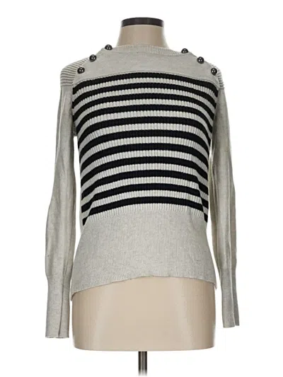 Pre-owned A.n.a. A New Approach Turtleneck Sweater In Gray