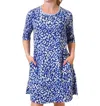 Ana Clare Ethyl Swing Dress In Athena In Multi