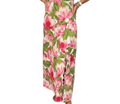 Ana Clare Jacin Maxi Dress In Pink Floral