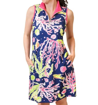 Ana Clare Lexi Dress In Laguna In Multi