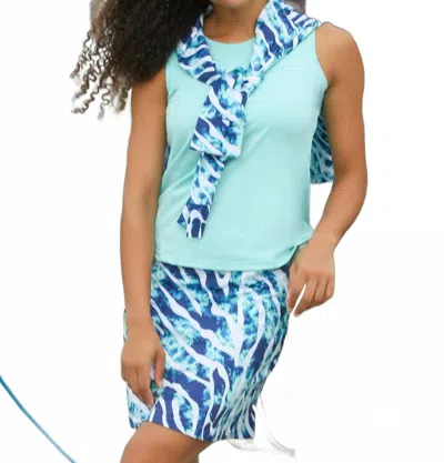 Ana Clare Logan A-line Skort In Bengie In Multi