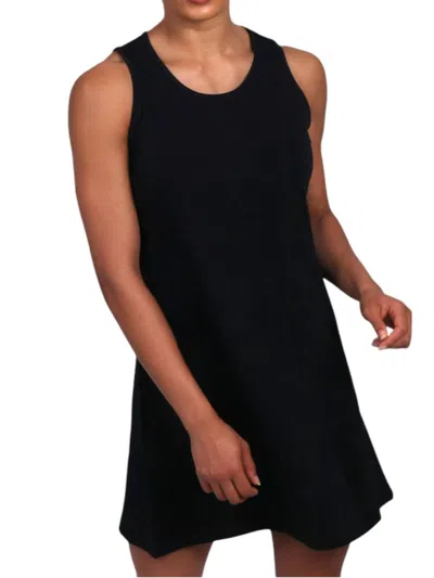 Ana Clare Molly Tank Swing Dress In Black