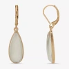 Ana Drop Earrings In White