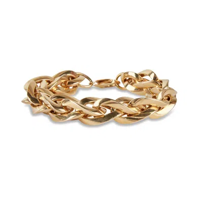 Ana Dyla Women's Bold Bracelet 14ct Gold