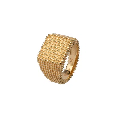 Ana Dyla Women's Gold Enya Signet Ring