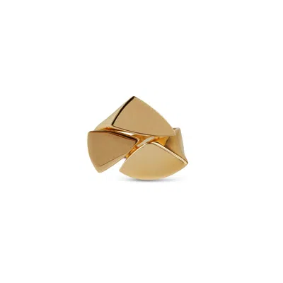 Ana Dyla Women's Triangle Ring 14ct Gold
