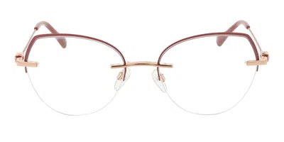 Ana Hickmann Ah1491t 01a Occhiali Da Vista Rosa Per Donna (solo Montatura) In Pink