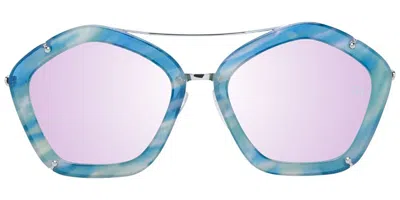 Ana Hickmann Ah3165 G23 Men's Sunglasses Blue Size 56